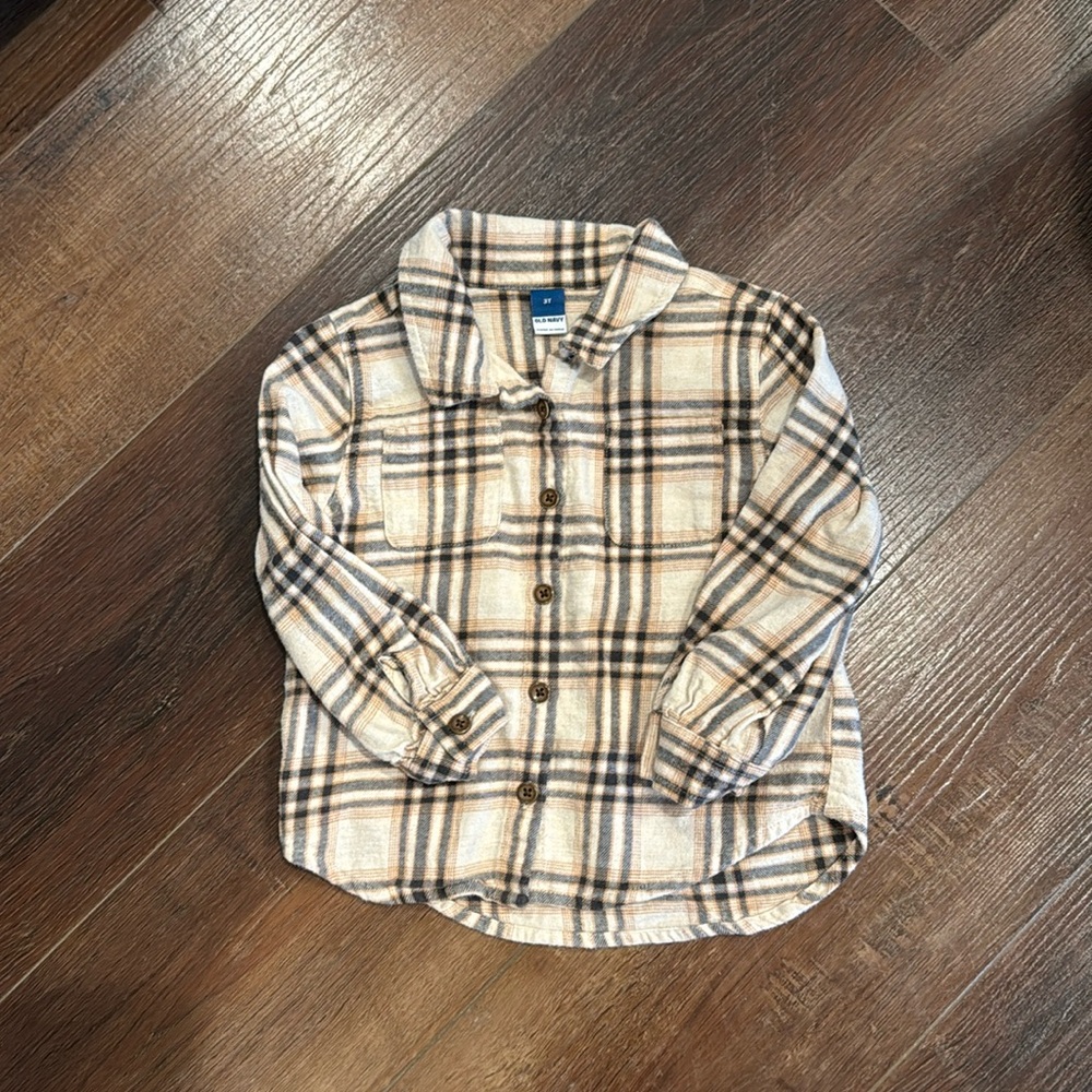 Old Navy Flannel Shirt Size 3T
